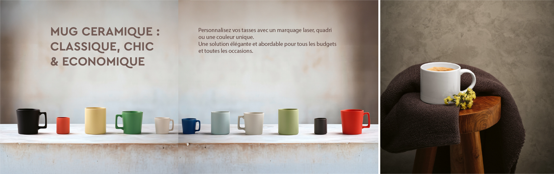 Mug céramique : classique, chic et économique